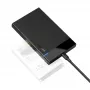 Caixa para disco Ugreen 50743 caixa para disco rígido preto 2,5 polegadas