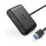 Hub de interfaces Ugreen 20290 USB 3.2 Gen 1 (3.1 Gen 1) Type-A 5000 Mbit/s preto