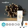 Nedis WIFILX01W50 SmartLife fio de luzes de Natal Wi-Fi 5 m, branco