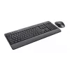 Teclado Trust Trezo com rato incluído universal RF sem fios QWERTZ alemão preto