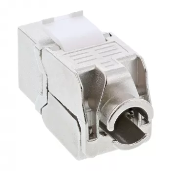 Módulo keystone RJ45 InLine Snap-In Cat.6a, design fino
