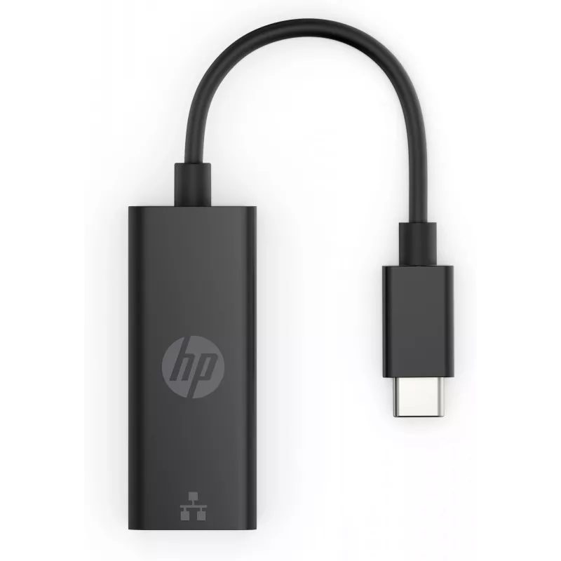 Adaptador HP USB-C para RJ45 G2, com fios, USB Type-C, preto, China, casa, Windows 10, Windows 11