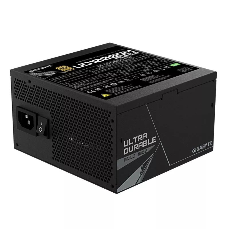 Fonte de alimentação GIGABYTE UD1000GM PG5 1000 W 20+4 pin ATX ATX preto