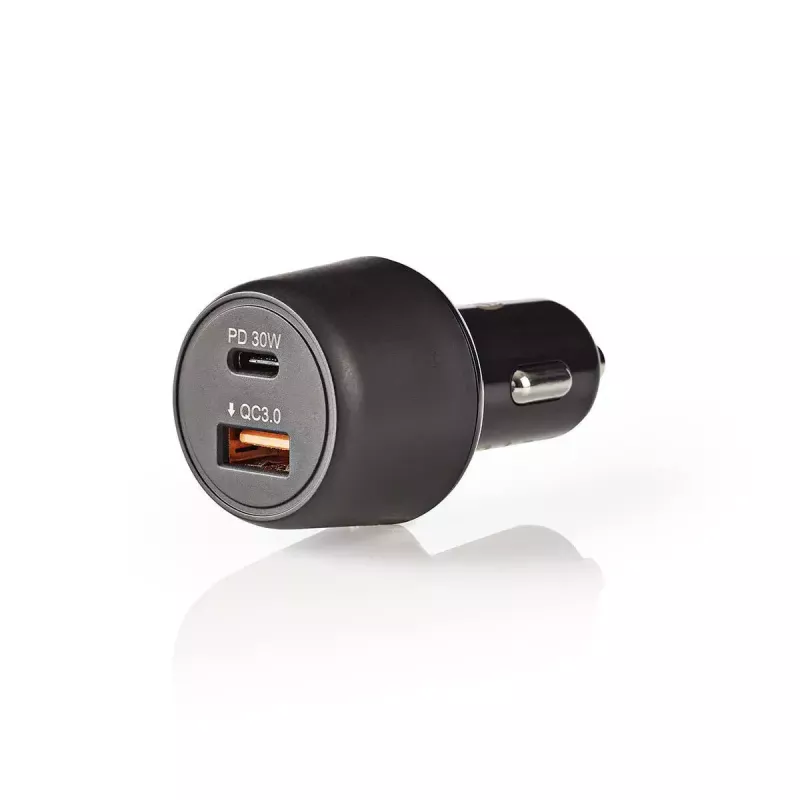 Carregador para dispositivos móveis Nedis CCPD30W100BK Smartphone preto Carregamento rápido