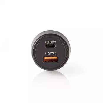 Carregador para dispositivos móveis Nedis CCPD30W100BK Smartphone preto Carregamento rápido