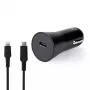 Nedis CCPDL20W111BK carregador de automóvel 20W, 1x USB-C, cabo Lightning de 8 pinos, preto