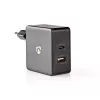 Carregador para dispositivos móveis Nedis WCPD45W100BK Universal preto USB Interior