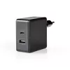 Carregador para dispositivos móveis Nedis WCPD45W100BK Universal preto USB Interior