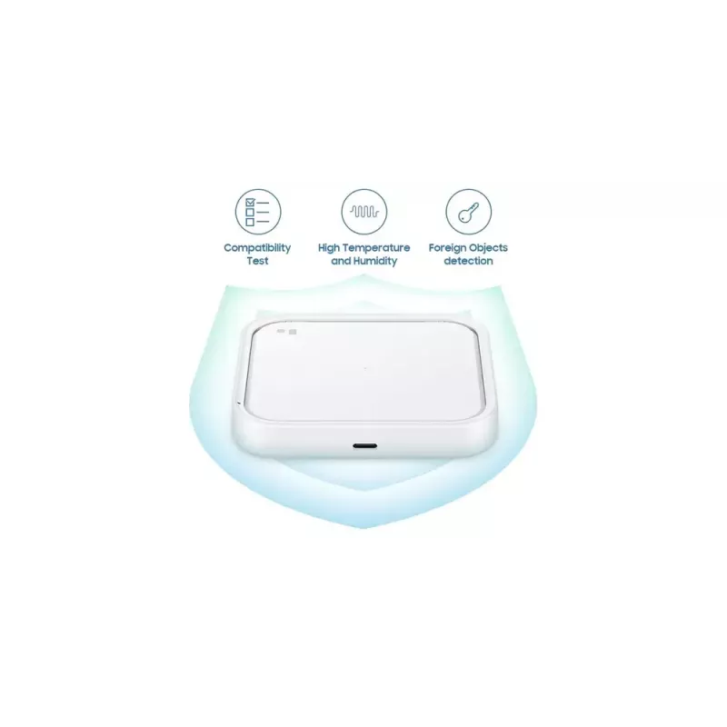 Samsung EP-P2400 Smartphone branco USB Carregamento sem fios Carregamento rápido Interior