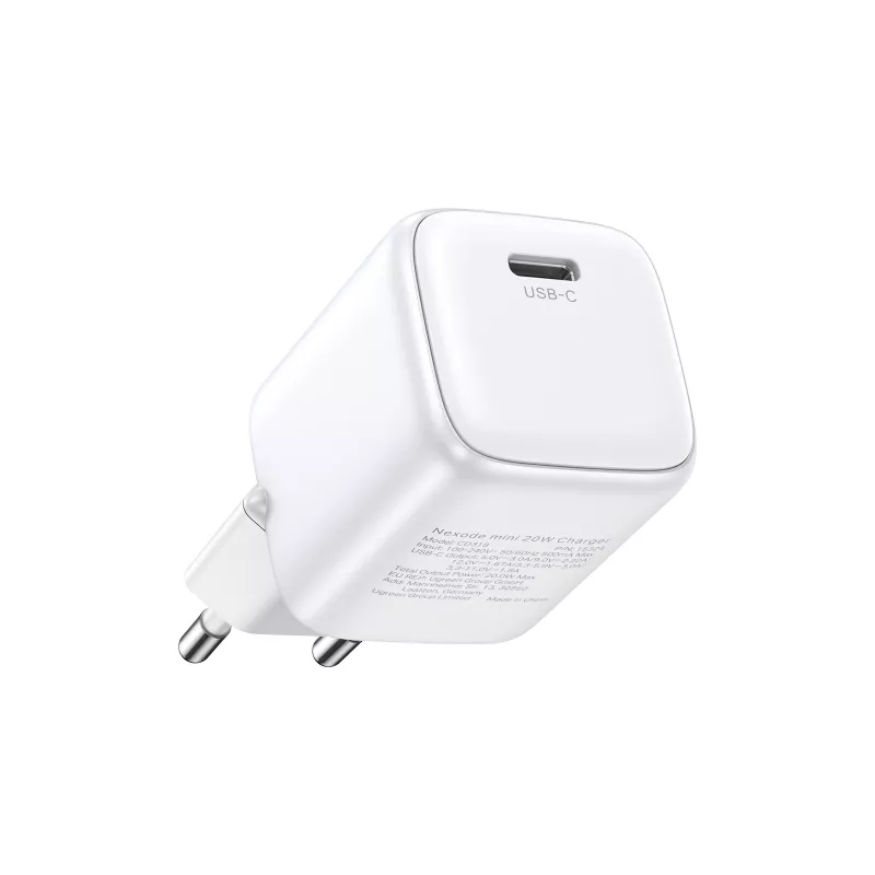 Carregador de interior Ugreen 15324 Universal branco AC 1 porta USB Type-C