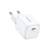 Carregador de interior Ugreen 15324 Universal branco AC 1 porta USB Type-C