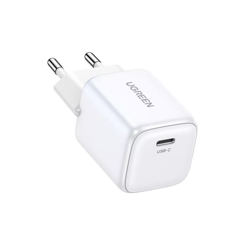 Carregador de interior Ugreen 15324 Universal branco AC 1 porta USB Type-C