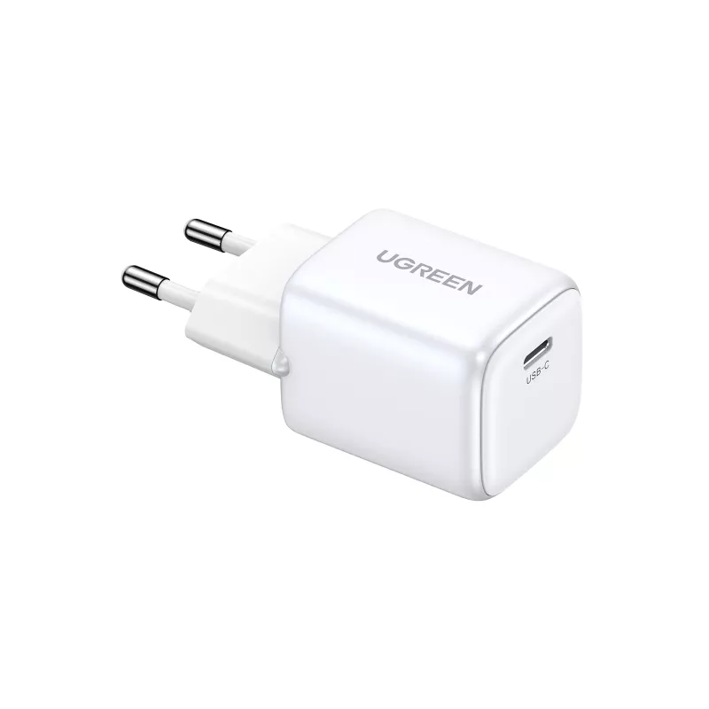 Carregador de interior Ugreen 15324 Universal branco AC 1 porta USB Type-C