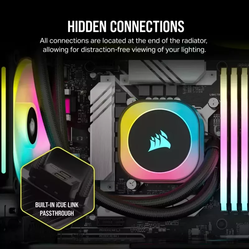 Kit de refrigeração líquida Corsair H100I