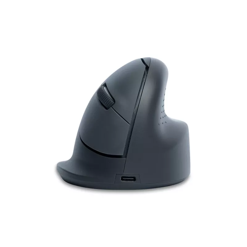 Rato vertical R-Go Tools R-Go HE Basic, rato ergonómico, tamanho médio (tamanho da mão ≥ 185 mm), para destro, Bluetooth, cinzento