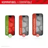 Película protetora de ecrã Displex + capa para Apple iPhone 15 Pro, moldura de montagem Eco, resistente a riscos