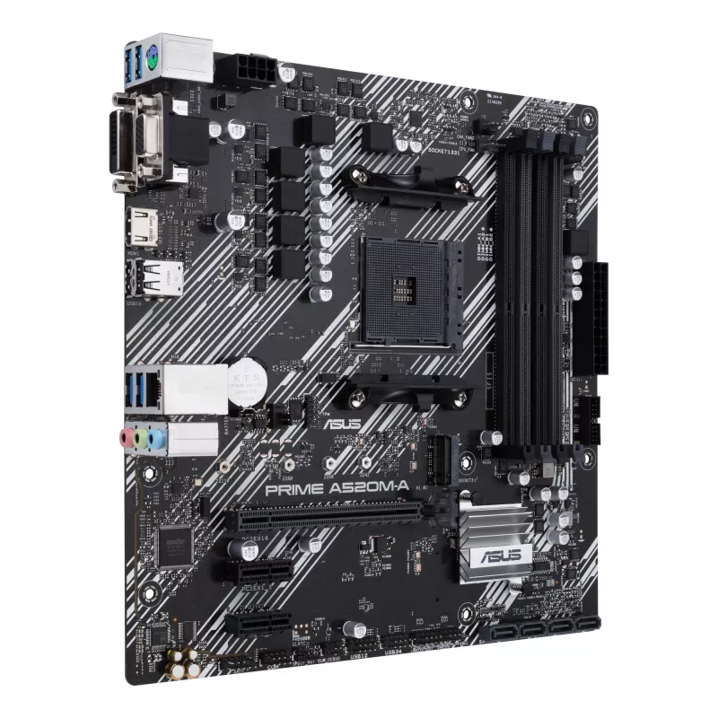 Placa-mãe ASUS PRIME A520M-A II/CSM AMD A520 Socket AM4 micro ATX