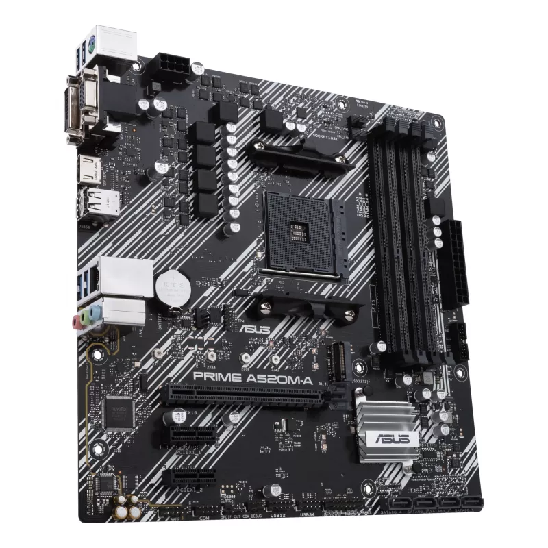Placa-mãe ASUS PRIME A520M-A II/CSM AMD A520 Socket AM4 micro ATX