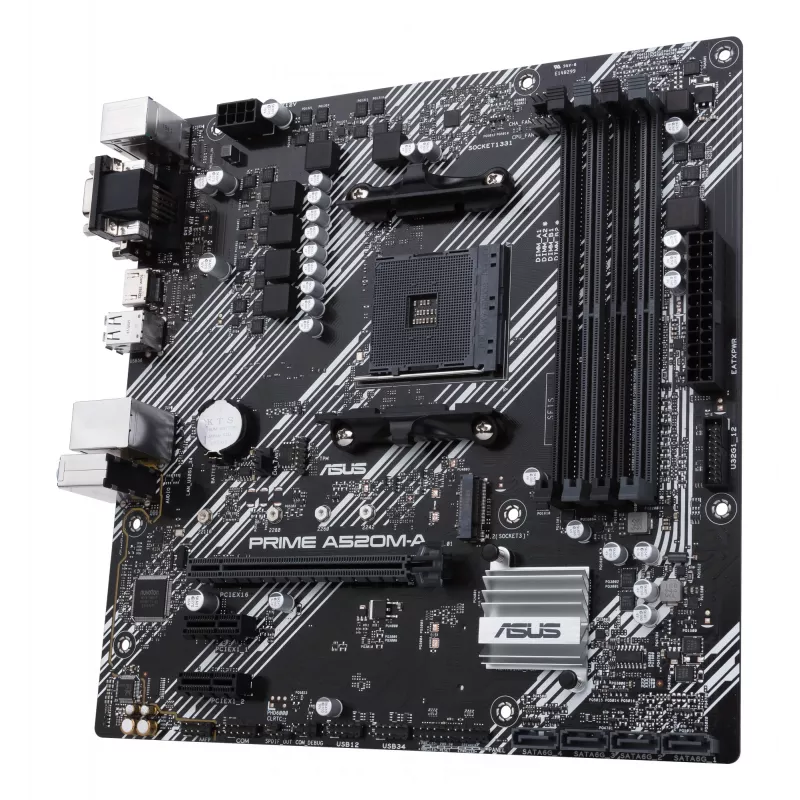 Placa-mãe ASUS PRIME A520M-A II/CSM AMD A520 Socket AM4 micro ATX