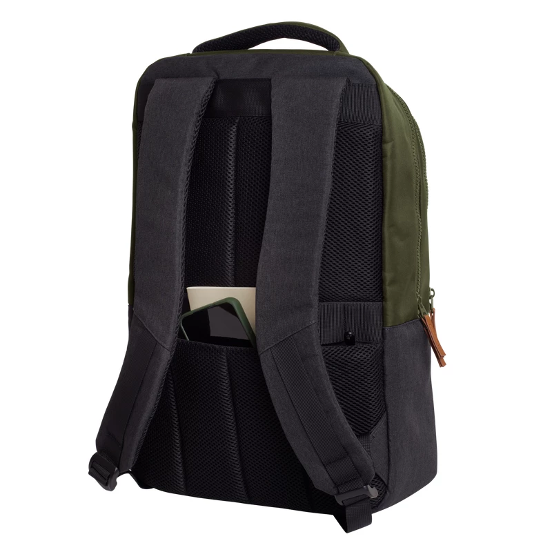Mochila Trust Lisboa 40,6 cm 16 polegadas verde 3 compartimentos