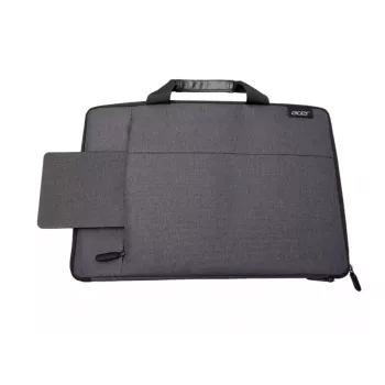 Capa Sleeve Acer ABG233 para portáteis de 15,6 polegadas, 39,6 cm, cinzento, com alça de transporte