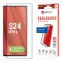 Película protetora de ecrã Displex Full Cover (10H) para Samsung Galaxy S24 Ultra, moldura de montagem Eco, Full Cover