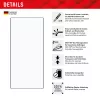 Película protetora de ecrã Displex Full Cover (10H) para Samsung Galaxy S24 Ultra, moldura de montagem Eco, Full Cover