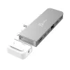 Hub USB j5create JCD395 4K60 Elite Pro com fios USB4 com kit MagSafe