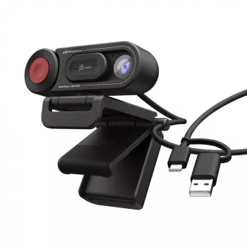 Webcam j5create JVU250 HD com interruptor de focagem automática e manual