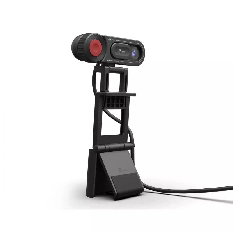 Webcam j5create JVU250 HD com interruptor de focagem automática e manual