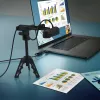 Webcam j5create JVU250 HD com interruptor de focagem automática e manual