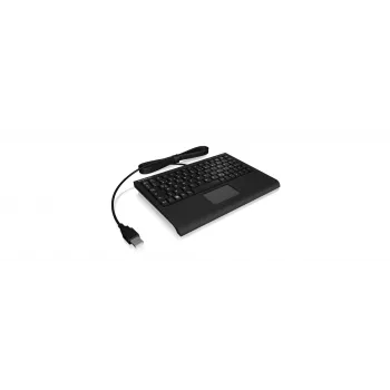 Teclado KeySonic ACK-3410 (DE) Office USB QWERTZ alemão preto
