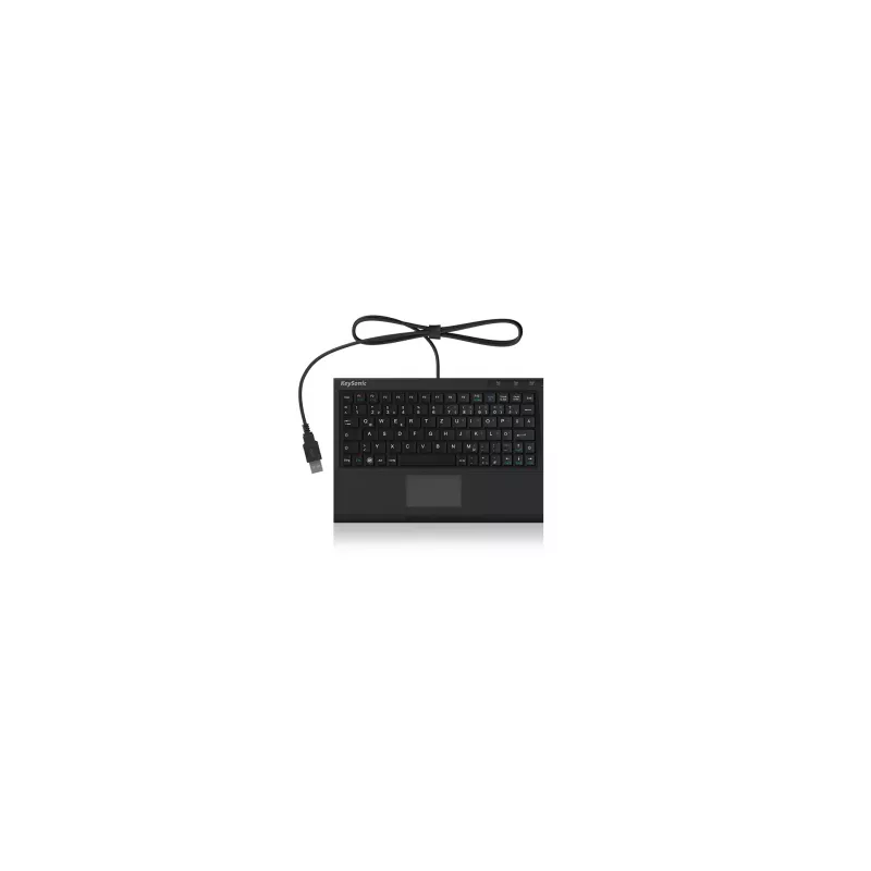 Teclado KeySonic ACK-3410 (DE) Office USB QWERTZ alemão preto