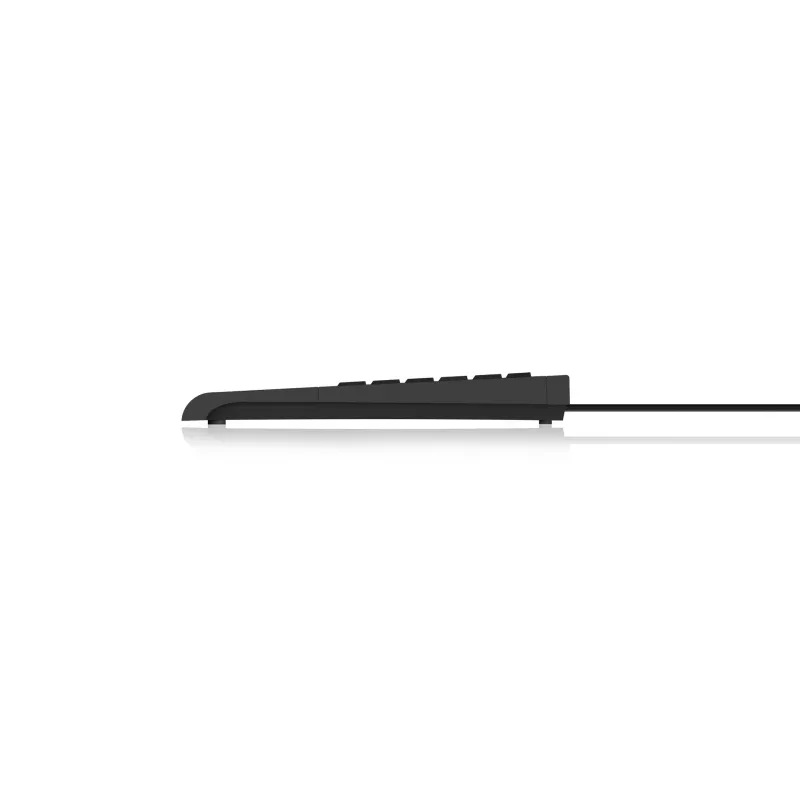 Teclado KeySonic ACK-3410 (DE) Office USB QWERTZ alemão preto