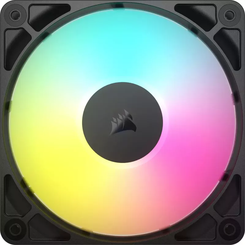 Ventoinha Corsair RS120 ARGB caixa de computador 12 cm preta
