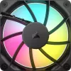 Ventoinha Corsair RS120 ARGB caixa de computador 12 cm preta