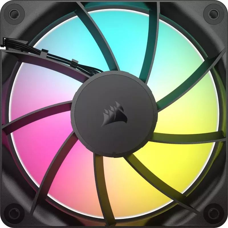 Ventoinha Corsair RS120 ARGB caixa de computador 12 cm preta
