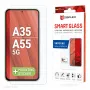 Displex Smart Glass (9H) para Samsung Galaxy A35/A55 5G, autocolante de montagem, inquebrável