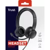 Headset Trust Ayda com fios Head-band chamadas/música preto