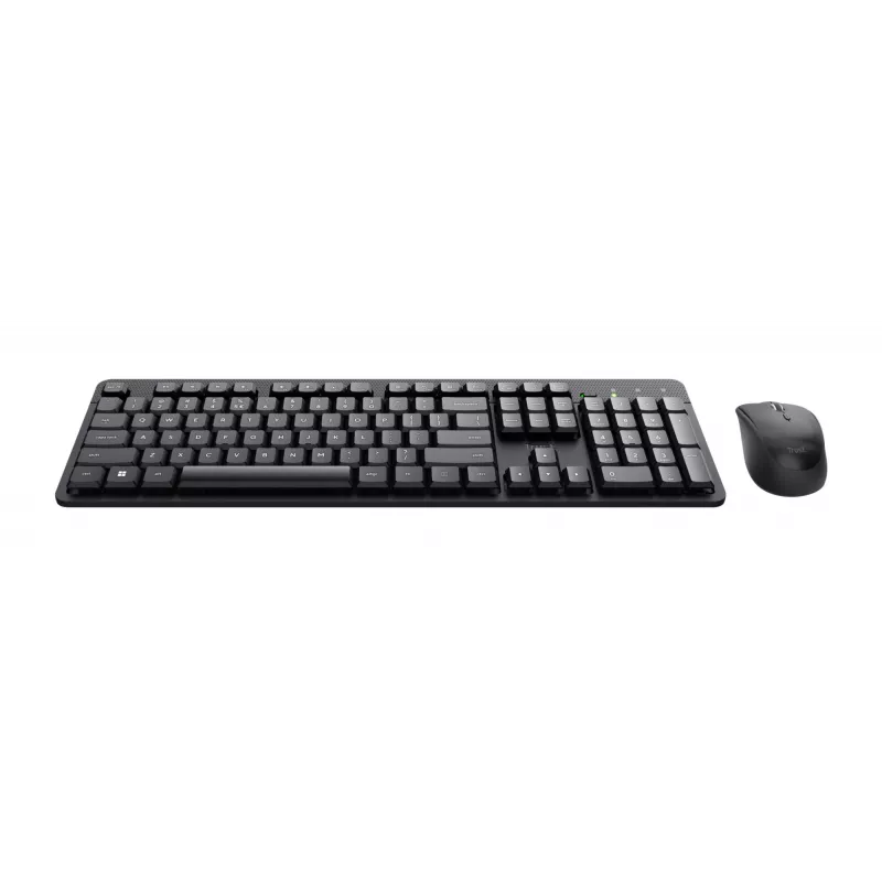 Teclado e rato Trust Ody II incluídos escritório RF sem fios QWERTZ alemão preto