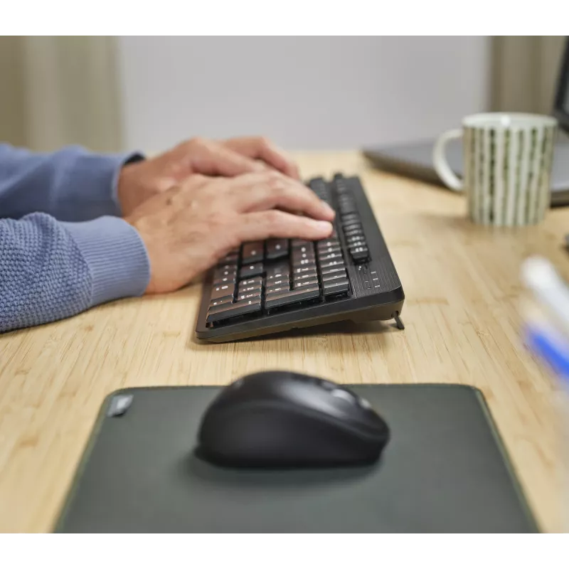 Teclado e rato Trust Ody II incluídos escritório RF sem fios QWERTZ alemão preto