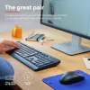 Teclado e rato Trust Primo incluídos Office RF sem fios QWERTZ alemão preto