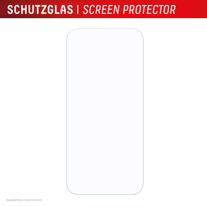 Película protetora de ecrã Displex (10H) para Apple iPhone 16 Pro Max, moldura de montagem Eco, resistente a riscos