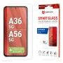 Vidro inteligente Displex (9H) para Samsung Galaxy A36/A56, autocolante de montagem, inquebrável