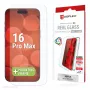 Película protetora de ecrã + capa Displex para Apple iPhone 16 Pro Max, moldura de montagem Eco, resistente a riscos