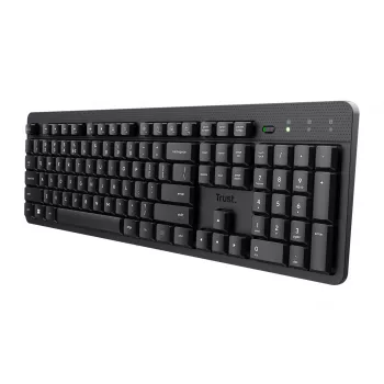 Teclado Trust Ody II Office RF Wireless QWERTZ Alemão Preto