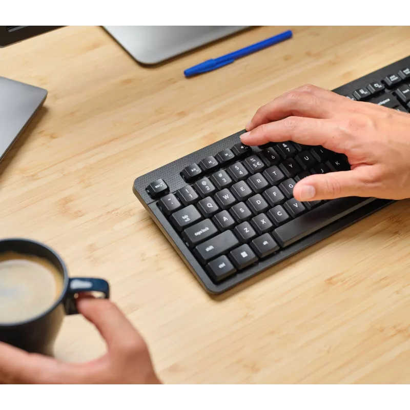 Teclado Trust Ody II Office RF Wireless QWERTZ Alemão Preto