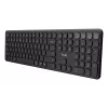 Teclado Trust Vaiya Home/Office RF Wireless + Bluetooth QWERTZ Alemão Preto