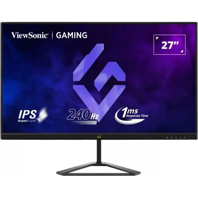 Monitor gaming ViewSonic VX2779A-HD-PRO, 27 polegadas (68,6 cm), Full HD 1920x1080, IPS, 240Hz, 1ms, HDR10, FreeSync, 2x HDMI, DisplayPort, preto