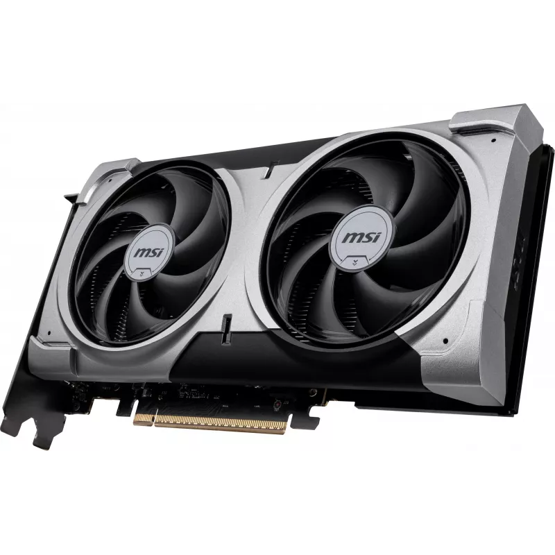 Placa gráfica MSI GeForce RTX 5060 Ti 16 GB GDDR7, PCIe 5.0, 128-Bit, 2602 MHz Boost, 180 W, 2 ventoinhas
